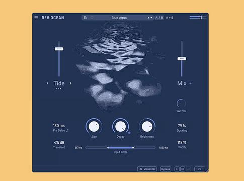 Arturia Rev OCEAN: kompakt, FDN‑alapú atmoszféra‑reverb