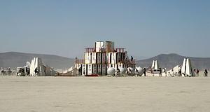 A vihar elpusztította a Burning Man híres Orgy Dome-ját