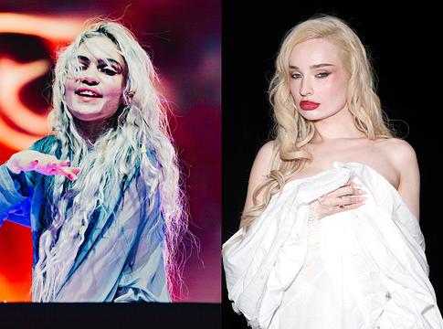 Grimes Kim Petras mellett áll: nyílt kritika a nagy kiadók működéséről