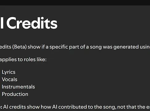 AI a stáblistán: a Spotify új jelölésekkel kísérletezik