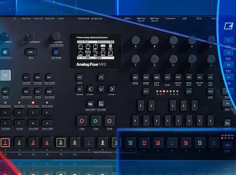 Elektron Analog Four OS 1.55 euklideszi szekvenszert és oldalhurkokat hoz