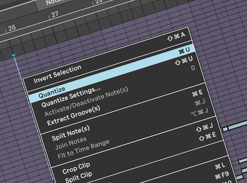 Kvantizálás mesterfokon az Ableton Live 12-ben