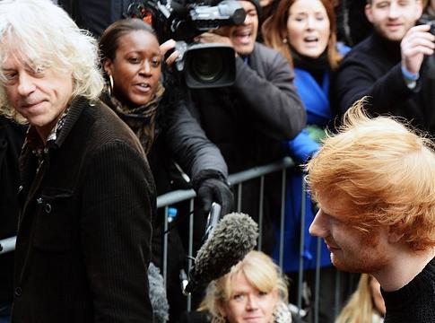 Bob Geldof Ed Sheeran mellé állt a Macklemore-vita közepén