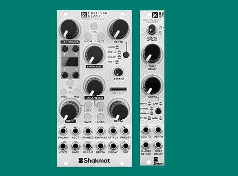 Shakmat Ballista Blast: hibrid Eurorack modul, ahol digitális és analóg találkozik
