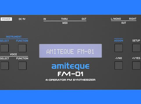 Valódi Yamaha chipre épül az Amiteque FM-01