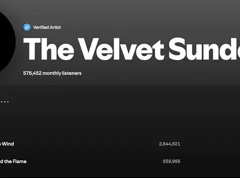 The Velvet Sundown hallgatottsága visszaesett a Spotify-on