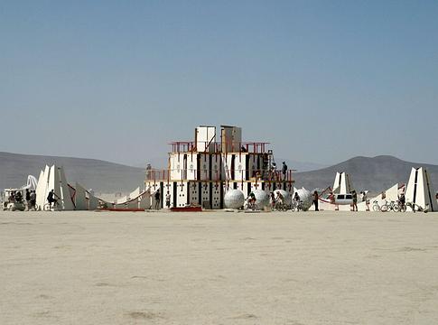 A vihar elpusztította a Burning Man híres Orgy Dome-ját