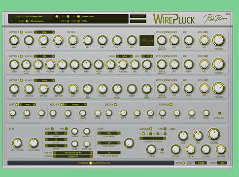 Rob Papen bemutatta új fizikai modellezésű szintijét – itt a WirePluck!