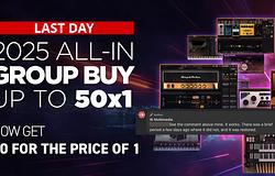 Utolsó nap az IK Multimedia Group Buy 2025 akciójára – akár 49 ingyenes plugin az AmpliTube 5 mellé