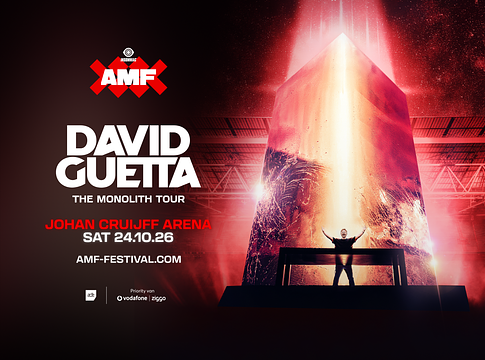 David Guetta Monolith Show-val tér vissza az AMF-re – stadionméretű élmény vár Amszterdamban