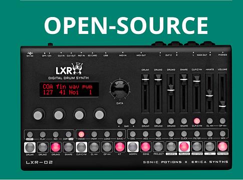 Nyílt forráskódú lett az Erica Synths LXR-02 firmware-e