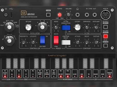 Előrendelhető a Behringer D Mini – 99 eurós, MiniMoogon alapuló miniszinti