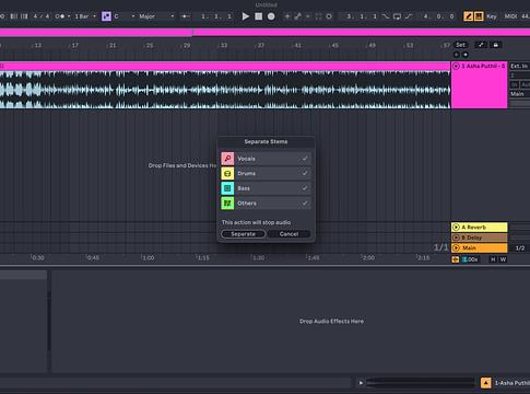 Megérkezett az Ableton Live 12.3 nyilvános bétája – stem szeparáció, Splice integráció és új eszközök