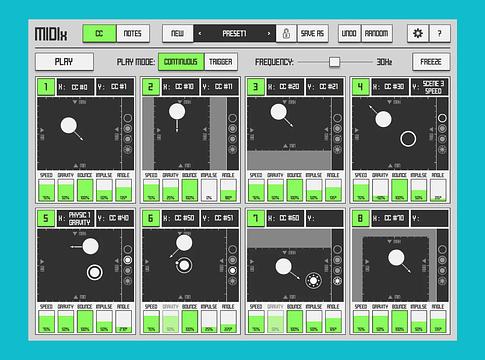 Fingerlab MIDIx: fizika vezérelt MIDI‑generátor iOS-re és macOS-re