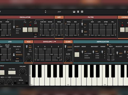 JUNE-ból JULY: új névvel és friss funkciókkal tér vissza az AudioThing Juno-emulációja