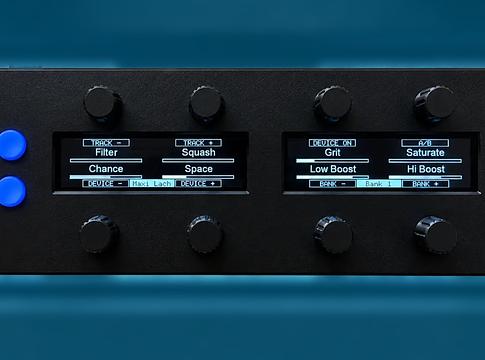 Két OLED-kijelzővel érkezik a param8 MIDI kontroller