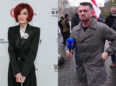 Sharon Osbourne jelezte, hogy csatlakozik Tommy Robinson bevándorlásellenes meneteléhez