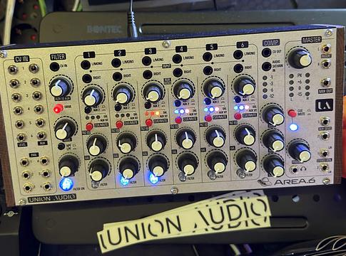 Union Audio Area.6: CV-vezérelt, 6 csatornás performanszmixer Eurorackhoz