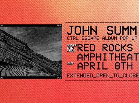 John Summit meglepetés open-to-close bulit ad a Red Rocksben az új album előtt