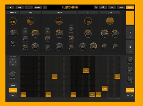 Elastic Melody 1.2: DFAM-hangok iPhone-on, iPaden és Macen