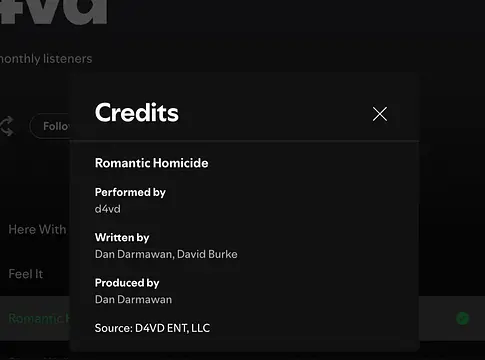 Az Interscope/UMG levette D4vd nevét a felületeiről és a streamről a gyilkossági ügy közepette