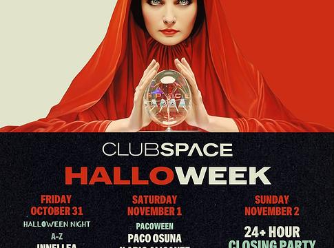 Háromnapos Halloween maraton a miami Club Space-ben
