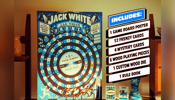 Jack White koncertplakátja egyben társasjáték is
