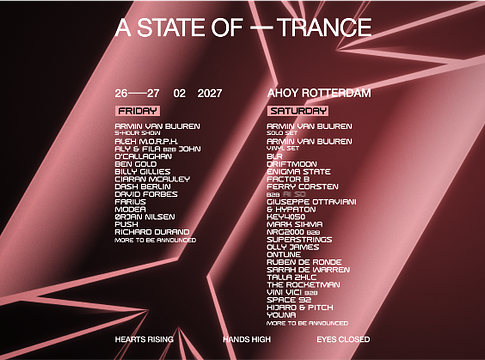 Megvannak az A State of Trance 2027 első fellépői