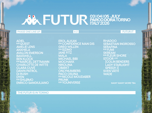 Kappa FuturFestival 2026: megérkeztek az első fellépők Torinóba