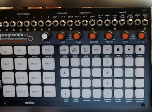 Új hardveres szekvenszer érkezik: a Cre8audio és a Pittsburgh Modular bemutatta a Programm modellt