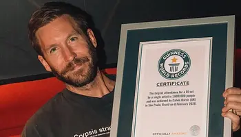 Calvin Harris 1,6 milliós közönséggel döntött Guinness-rekordot