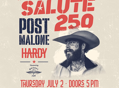 Breakaway countryra vált egy estére: Salute 250 Post Malone-nal és HARDY-val