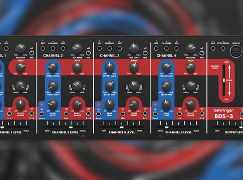 Előrendelhető a Behringer BDS-3: klasszikus Simmons-hangzás új köntösben