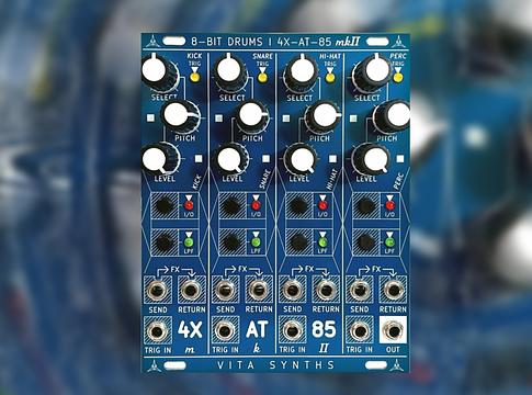 Vita Synths 4X-AT-85 mkII – új szintre emeli a Lo-Fi dobhangzást