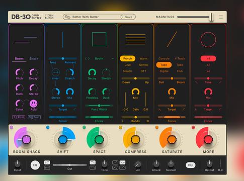 XLN Audio DB-30: többhatású plugin dobokra