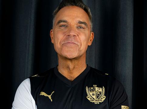 Robbie Williams lesz a Port Vale mezszponzora és az alapítvány nagykövete