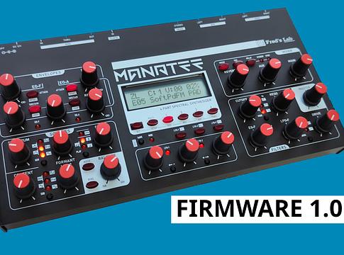 Új szintre lépett a Fred’s Lab Manatee az 1.0.7-es firmware-rel