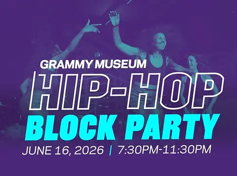 Június 16-án jön a Grammy Museum harmadik Hip-Hop Block Partyja