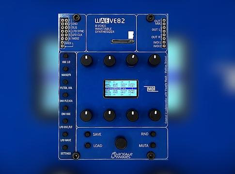 WAEVE82: polifonikus hullámtábla szintetizátor az AE Modular rendszerhez