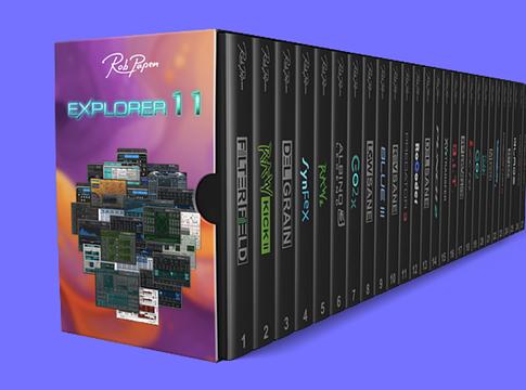 Rob Papen eXplorer 11: 36 pluginnel, benne az új RAW-Kick 2 és a FilterField