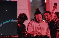 Ballisztikus rakéta húzott el egy dubaji DJ-szett fölött