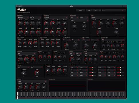 Sognevo Galdr: ingyenes, nyílt forrású VA/wavetable szintetizátor érkezett macOS-re, Windowsra és Linuxra