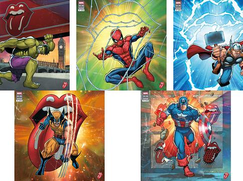 Marvel-borítós gyűjtői vinyl-sorozatot kap a Rolling Stones Foreign Tongues