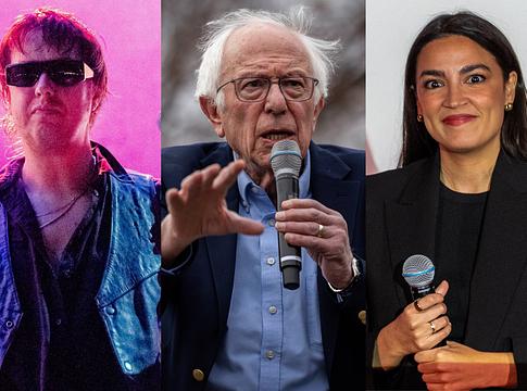 Bernie Sanders és AOC vezette fel a The Strokes New York-i koncertjét