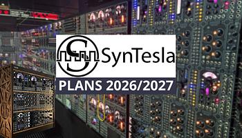 SynTesla bejelentette 2026/27-es terveit: 5U modulok, MegaHertz, GigaHertz, poliszinti és pedálok