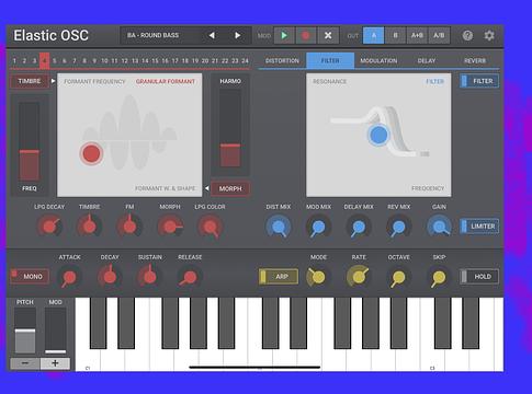 Elastic OSC: moduláris szintézis iOS-re a Mutable hangzásával