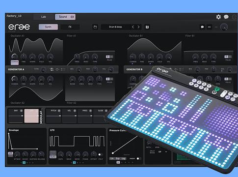 Embodme ERAE Sound: kifejező szinti az ERAE Touch MPE-hez
