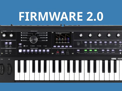 Korg microKORG 2 – megérkezett a 2.0-s firmware frissítés