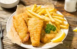 Mi is valójában a Bullit de Peix — nem fish & chips, és nem véletlenül