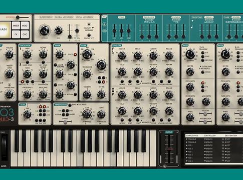 SQUID-3: új analóg szintetizátor plugin az Acustica Audio MUST motorjával